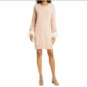 Elegant Cream Knit Dress